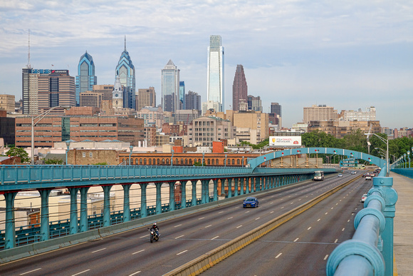 Philly from walking bridge-