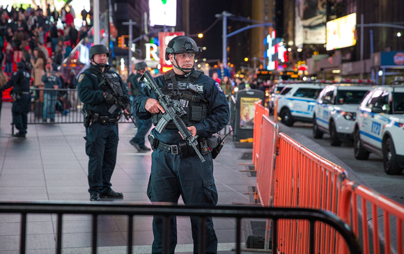 Protecting Times Square, NYC-2414