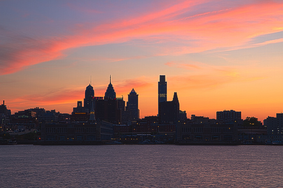 Philly Skyline Sunset_HDR2