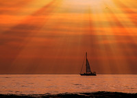 Sailboat in Venice_Orange_Rays DFined-